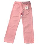 Just Black  Denim Pink Lemonade Raw Hem Jeans Size 29 Photo 1