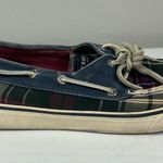 Sperry  Top sider blue plaid boat shoes women’s size 6.5 Photo 2