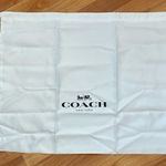 Coach  New York  Drawstring Dust Bag  23x 19 inches Color White Photo 0