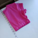 Savage X Fenty Cotton Jersey Crop Top Women Large Streetwear Softcore Loungewear Pink Photo 9