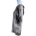 Madewell Velvet Bow Back Tee Dress Short Sleeve Gray Women's Size XXS Photo 7