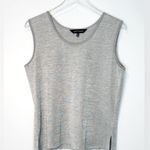 Ming Wang Gray Knit Tank Top Shell Shirt Blouse Size L Photo 9