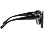 Coach EUC HC 8421U 50023C Black Plastic Sunglasses Grey Gradient Lens Photo 2