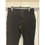 Duluth Trading Co Corduroy High Rise Skinny Ankle Pant Womens 14 Black Photo 1