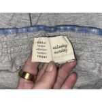 Anthropologie Saturday Sunday by  Gray Blue Knit Cotton Wide Leg Jumpsuit Size M Photo 5