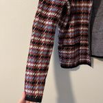 Tahari  Blazer Cardigan Sweater Houndstooth Color Career Business Preppy Academia Photo 3