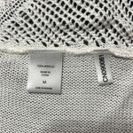 New York And Company New York & Co Cardigan Sz M Open Front Fringe Detail Fall Sweater Special Event Photo 8