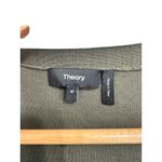 Theory green regal wool v neck cardigan Women's Size Medium Photo 3