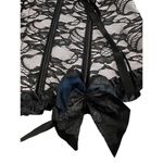 Corset Pink Roses Ribbon Halter Top size Large Photo 2