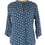 JET by John Eshaya blue‎ white scottie dog shirt OS Size undefined Photo 0