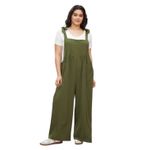 Bloomchic Green Cotton Jumpsuit Overall Pants Size 12 Photo 1
