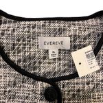 Evereve Margo Short-sleeve Black and White Tweed Jacket-size Large Photo 7