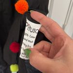 Pitusa pom pom colorful mini dress beach coverup Black Size M Photo 8