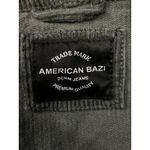 American Bazi Jacket Womens 1X Green Corduroy Hooded Zip Cropped Flap Pockets Photo 4