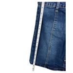 Hot Kiss  button up denim jean mini skirt Y2K dark wash size M Skylar Skirt Photo 5
