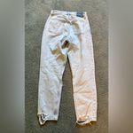 Abercrombie & Fitch Curve Love The Mom High Rise Jeans Size 6L/28 Distressed Photo 8