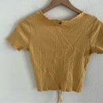 GHANDA Yellow Mustard Baby Tee Shirt T Photo 5