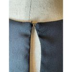 Ramy Brook Shirt Womens Extra Small Black Crepe Crew Neck Slit Sleeves Addy Top Photo 6