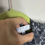 Hunter Bell  NYC Black Gray Floral Stripe Eliza Ruffle Lace Top Sz 0 Photo 4