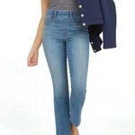 Spanx Ankle Straight PullOn Jeans W's L Vintage Indigo Shaping Comfort Travel Photo 2