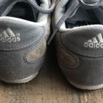 Adidas grey with baby blue three stripe shoe size 5.5 Photo 4