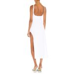 Susana Monaco  Thigh High Cutout Midi Tank Dress in White - Size S Photo 2