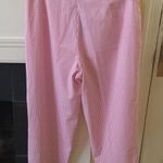 IZOD NWT Vintage Pink Gingham Stretch Capris - Sz 6 Photo 1