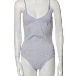 Diane Von Furstenberg  Sweater Camisole Floral Embroidered Tank Bodysuit Top XS Photo 0