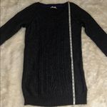 DKNY  Gray Cable Knit Sweater Dress Photo 5