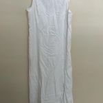 Old Navy  white maxi linen blend dress XL  Photo 0