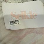 Selkie Veronica Slip Dress in White/Pink Floral, Size S Pink Photo 8