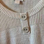 Christopher & Banks  Cream multi pattern Knit Top xl Photo 2