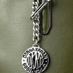 DKNY NEW Green Bryant Medium Leather Logo Keychain Shoulder Tote Handbag Photo 3