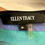 Ellen Tracy Multicolor Striped Maxi Dress Size 6 Photo 8