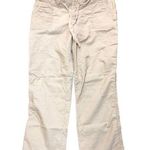 Liz Lange  Maternity corduroy khaki pants size 6 light ivory Photo 0