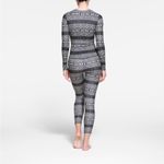 SKIMS  LOGO PLUSH POINTELLE LEGGING in ONYX FAIR ISLE size XL‎ Photo 6