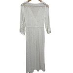 Soft Surroundings Soft Surrounding Petite White Tosca Crochet Knit Dress Size XS Photo 2