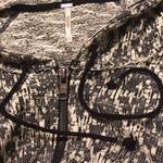 Free People  Come Out of Style 2-Pocket Gray Black Knit Zip Hoodie EUC S Photo 5