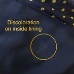 Polka Dot Dress Chiffon Ruffle Layers Black Sleeveless Gold Pattern Scoop Neck Size M Photo 14