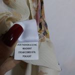 Band of Gypsies  Cream Floral Open Front Sheer Kimono Duster Bohemian Size XS/S Photo 2