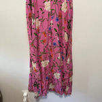 Abbey Glass NWOT‎ Button Front Charlotte Gown in Pink Tossed Floral Size XS Photo 4
