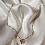 Boutique Dainty Gold Butterfly Choker Photo 0