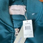 Hudson Jeans Women’s Hudson warm oversized warm quilted satin Bomber Jacket coat new NWT Photo 3