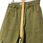 Free People Ezra Cargo Jeans Women’s Size 29 Green Utility Pocket Cotton Photo 13