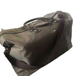 Diane Von Furstenberg VTG DVF Plaid Weekender Carry On Personal Travel Bag Shoulder Strap Large 20X17” Photo 1