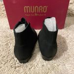 Munro Black Leather Sloan Ankle Lace Up Booties NIB Women SZ 6.5 Photo 92