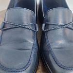 Clarks Blue Loafers Size 7.5 Women's Blue Leather Loafers Photo 3