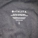 Athleta NWT Womens Black Elation Velvet Tight Pants Large Photo 3