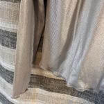Jessica Simpson  Metallic Long Sleeve Top Size Medium‎ Photo 3