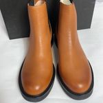 J.Crew  caramel brown leather refined Chelsea boots 9.5 NIB Photo 1